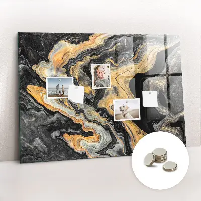 Golden Marble Magnetic Board