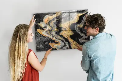 Golden Marble Magnetic Board