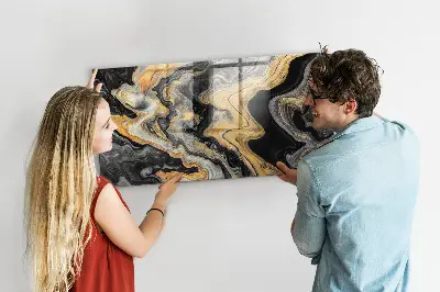 Golden Marble Magnetic Board