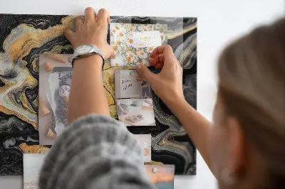 Golden Marble Magnetic Board