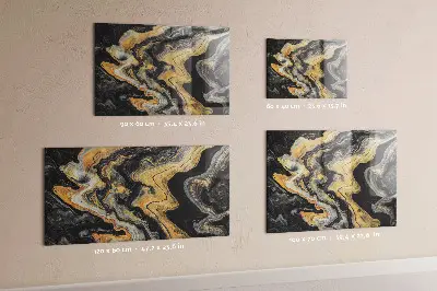 Golden Marble Magnetic Board
