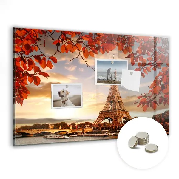 Eiffel Tower magnetic board