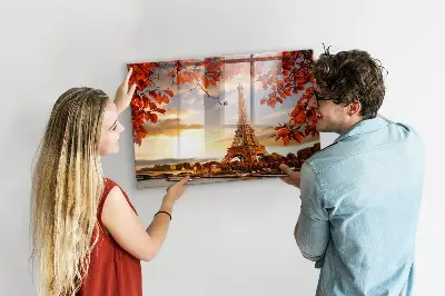 Eiffel Tower magnetic board