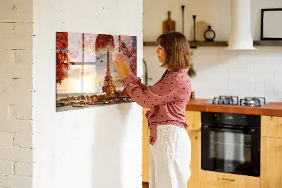 Eiffel Tower magnetic board