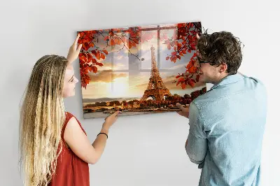 Eiffel Tower magnetic board