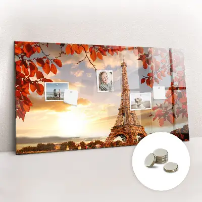 Eiffel Tower magnetic board