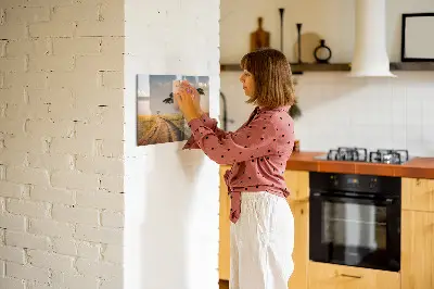 African landscape magnetic board
