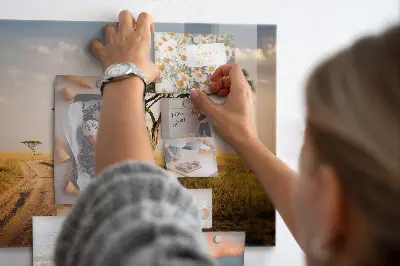 African landscape magnetic board