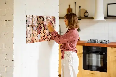 Magnetic glass dry erase board Wine Cork Collection