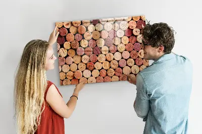Magnetic glass dry erase board Wine Cork Collection