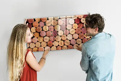 Magnetic glass dry erase board Wine Cork Collection