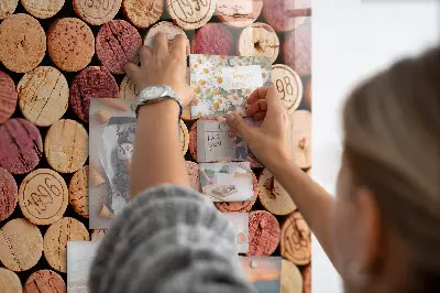 Magnetic glass dry erase board Wine Cork Collection