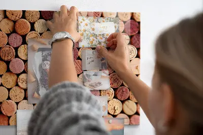 Magnetic glass dry erase board Wine Cork Collection