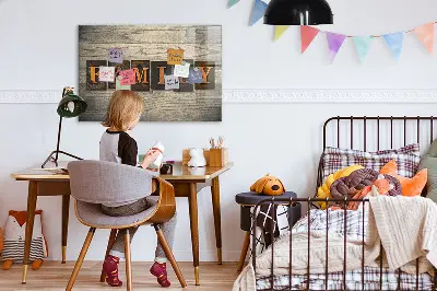 Family Themed Magnetic Message Board
