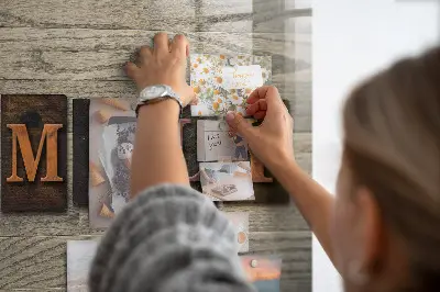Family Themed Magnetic Message Board