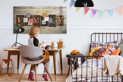 Family Themed Magnetic Message Board