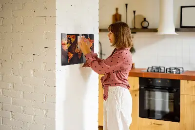 Magnetic World Map Board