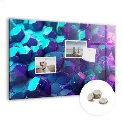 Magnetic wall board Geometric figures