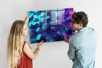 Magnetic wall board Geometric figures