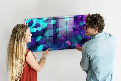 Magnetic wall board Geometric figures