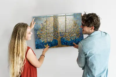 Abstract Tree Magnetic Wall Board