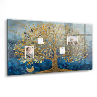 Abstract Tree Magnetic Wall Board