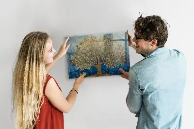 Abstract Tree Magnetic Wall Board