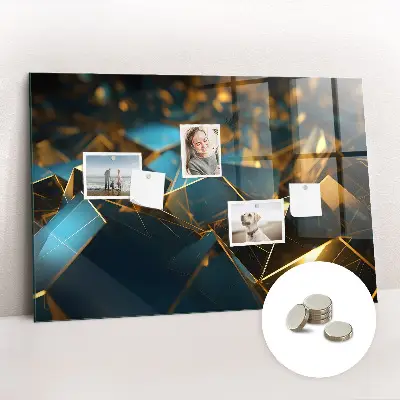 Decorative abstraction magnet board