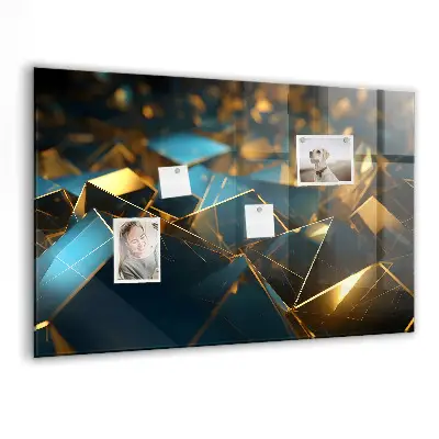 Decorative abstraction magnet board