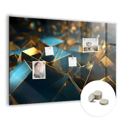 Decorative abstraction magnet board