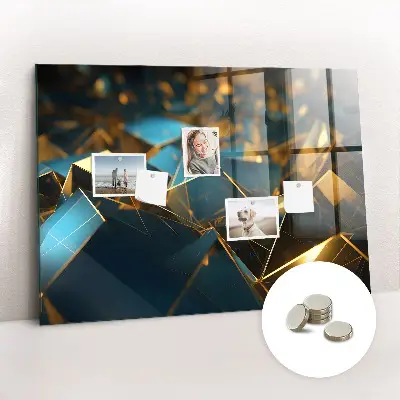 Decorative abstraction magnet board