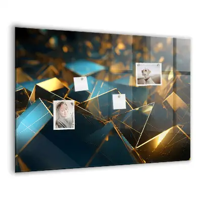 Decorative abstraction magnet board