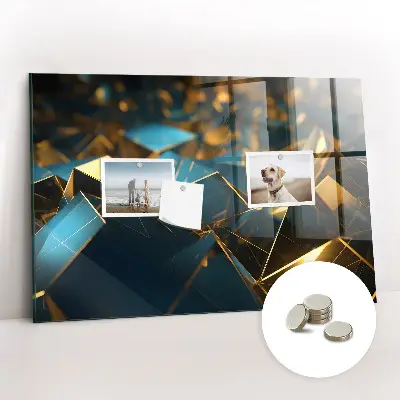 Decorative abstraction magnet board