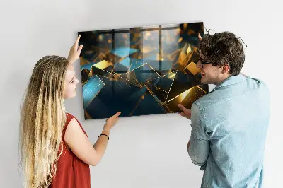 Decorative abstraction magnet board