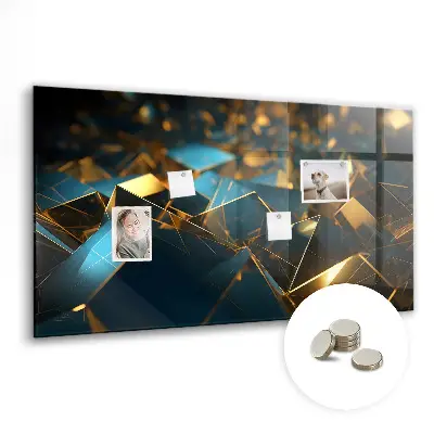 Decorative abstraction magnet board