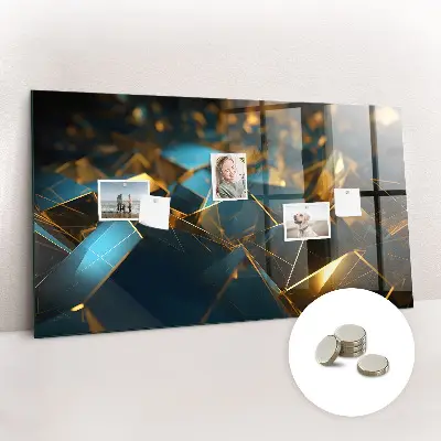 Decorative abstraction magnet board