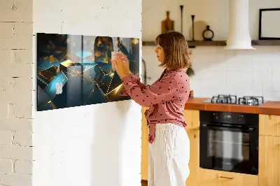 Decorative abstraction magnet board