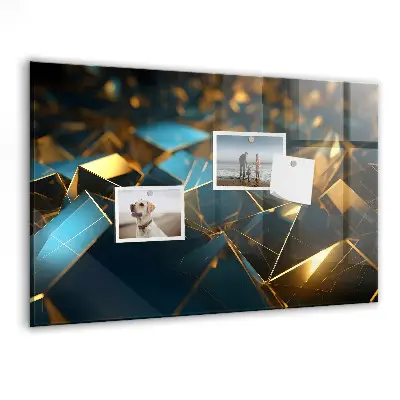 Decorative abstraction magnet board