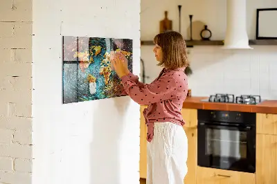 A World of Chaos magnetic wall board