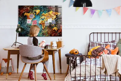 Magnetic wall board A world of chaos