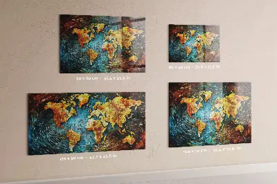 A World of Chaos magnetic wall board