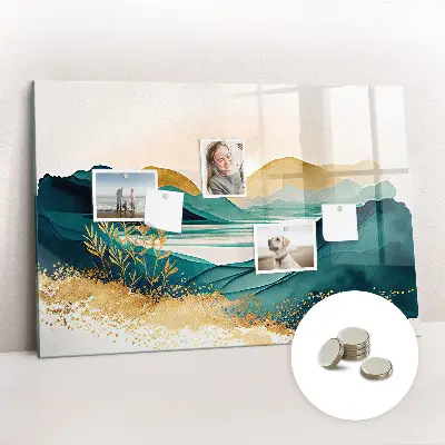 Magnetic Mountain Landscape Wall Board