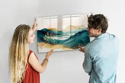 Magnetic Mountain Landscape Wall Board