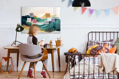 Magnetic Mountain Landscape Wall Board