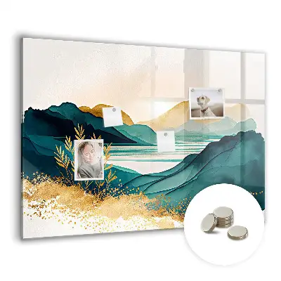 Magnetic Mountain Landscape Wall Board
