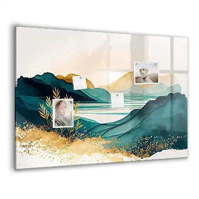 Magnetic Mountain Landscape Wall Board