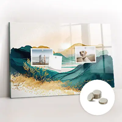 Magnetic Mountain Landscape Wall Board