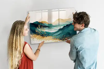 Magnetic Mountain Landscape Wall Board