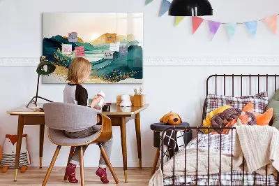Magnetic Mountain Landscape Wall Board