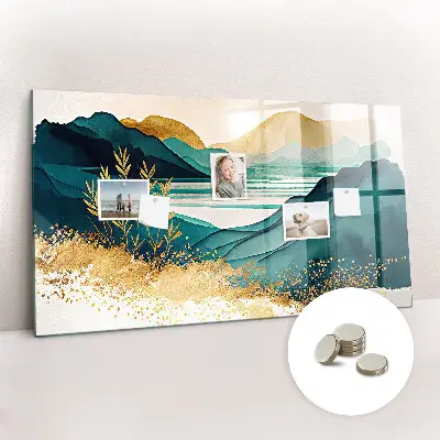Magnetic Mountain Landscape Wall Board